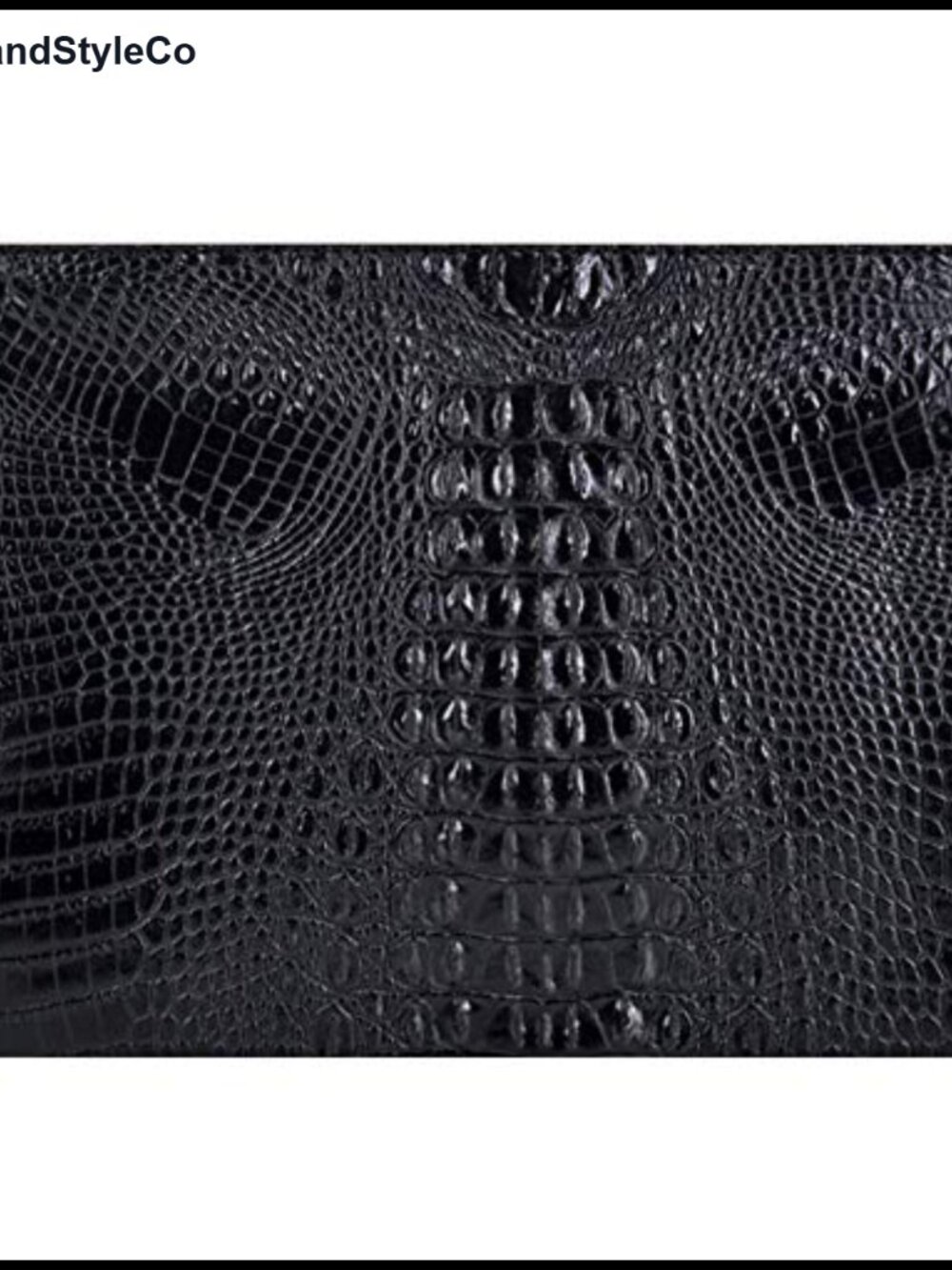 Oversized Crocodile Pattern Envelope Clutch PU Leather Evening Handbag